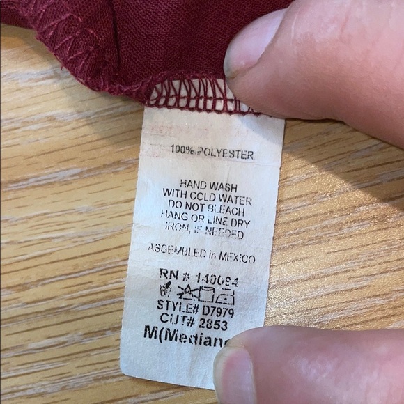 See You Monday Red Spaghetti Strap Slip Midi Dress - Picture 9 of 9